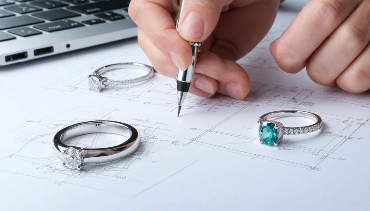 découvrez notre guide complet pour concevoir votre bague sur mesure, étape par étape, et créez un bijou unique qui reflète parfaitement votre style et vos envies.