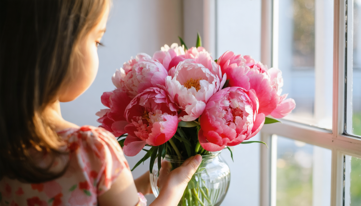 offrez des pivoines éclatantes pour célébrer la fête des mères et faites de ce jour un moment inoubliable pour votre maman.