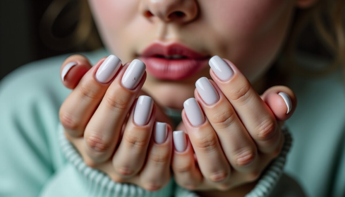 Inspirations d’Ongles Blancs pour un Noël Éblouissant